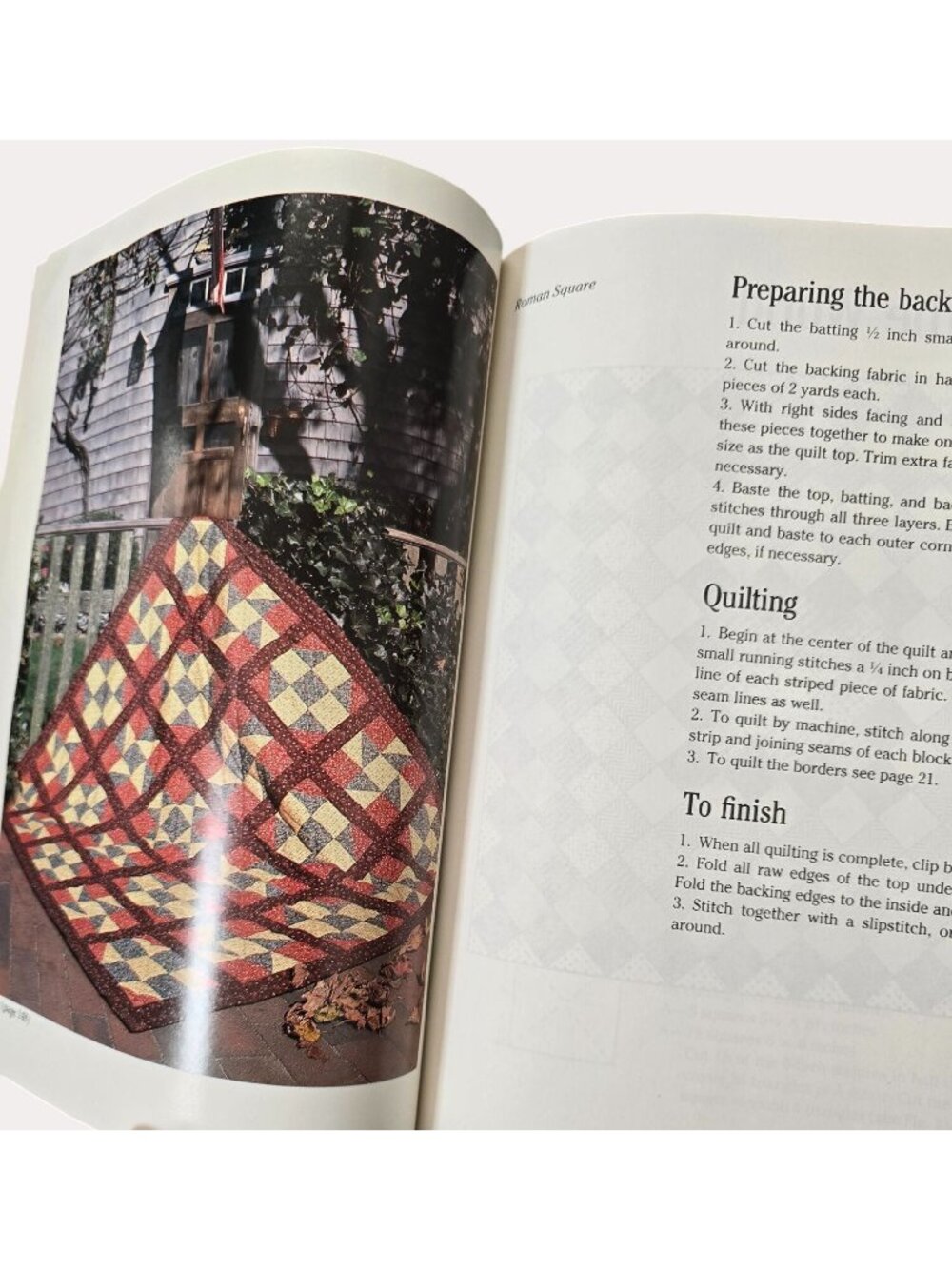 The Weekend Quilt Book By St. Martins Press Quilting Techniques & Patterns Hardc